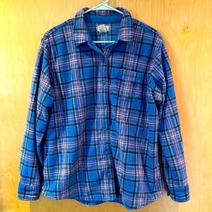 EUC VINTAGE LL BEAN WOMENS MEDIUM FLANNEL